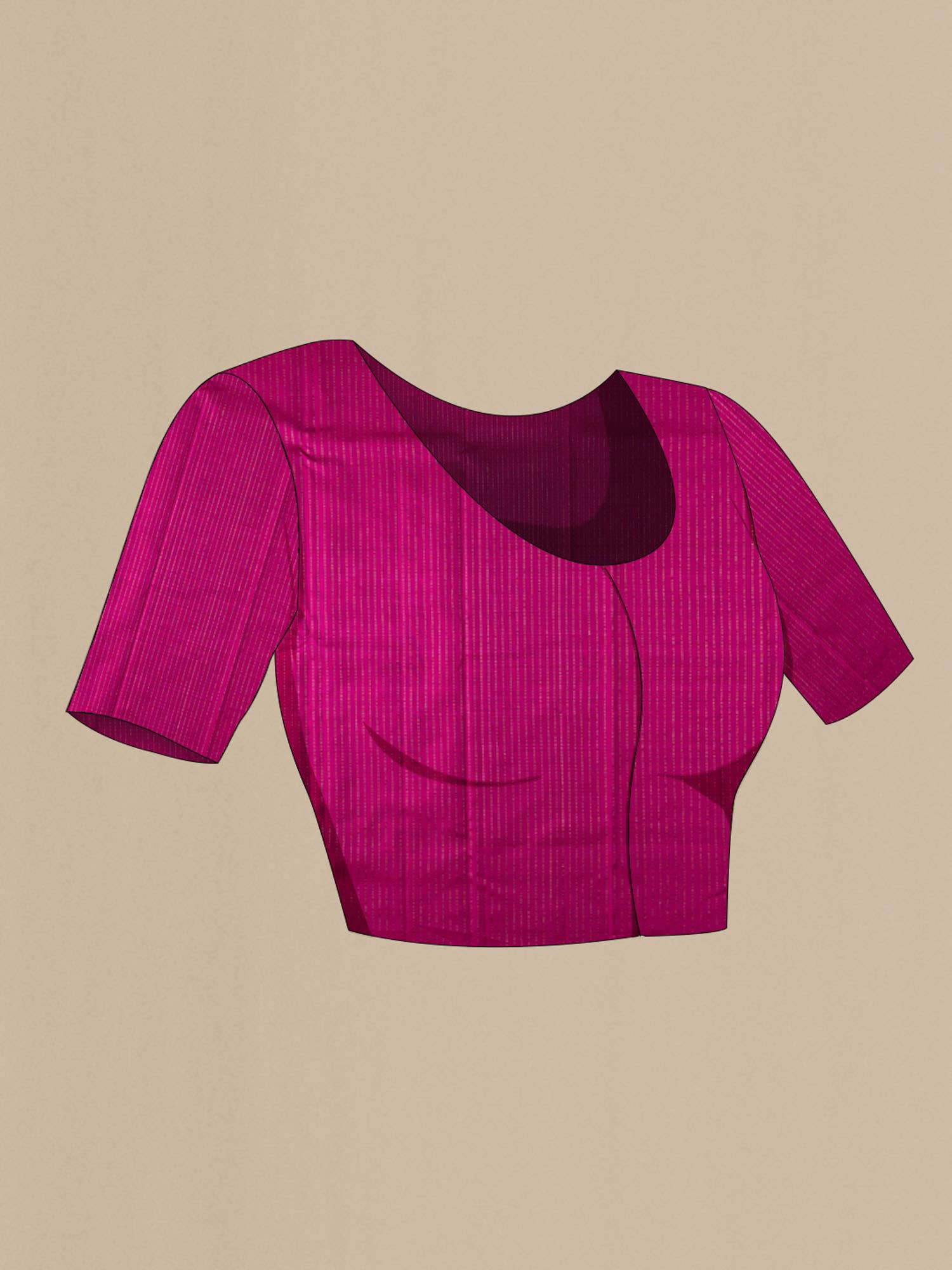 Purple Kanchipuram Silk Saree