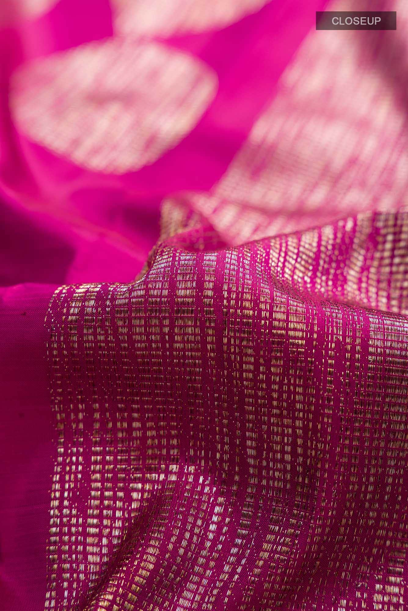 Purple Kanchipuram Silk Saree