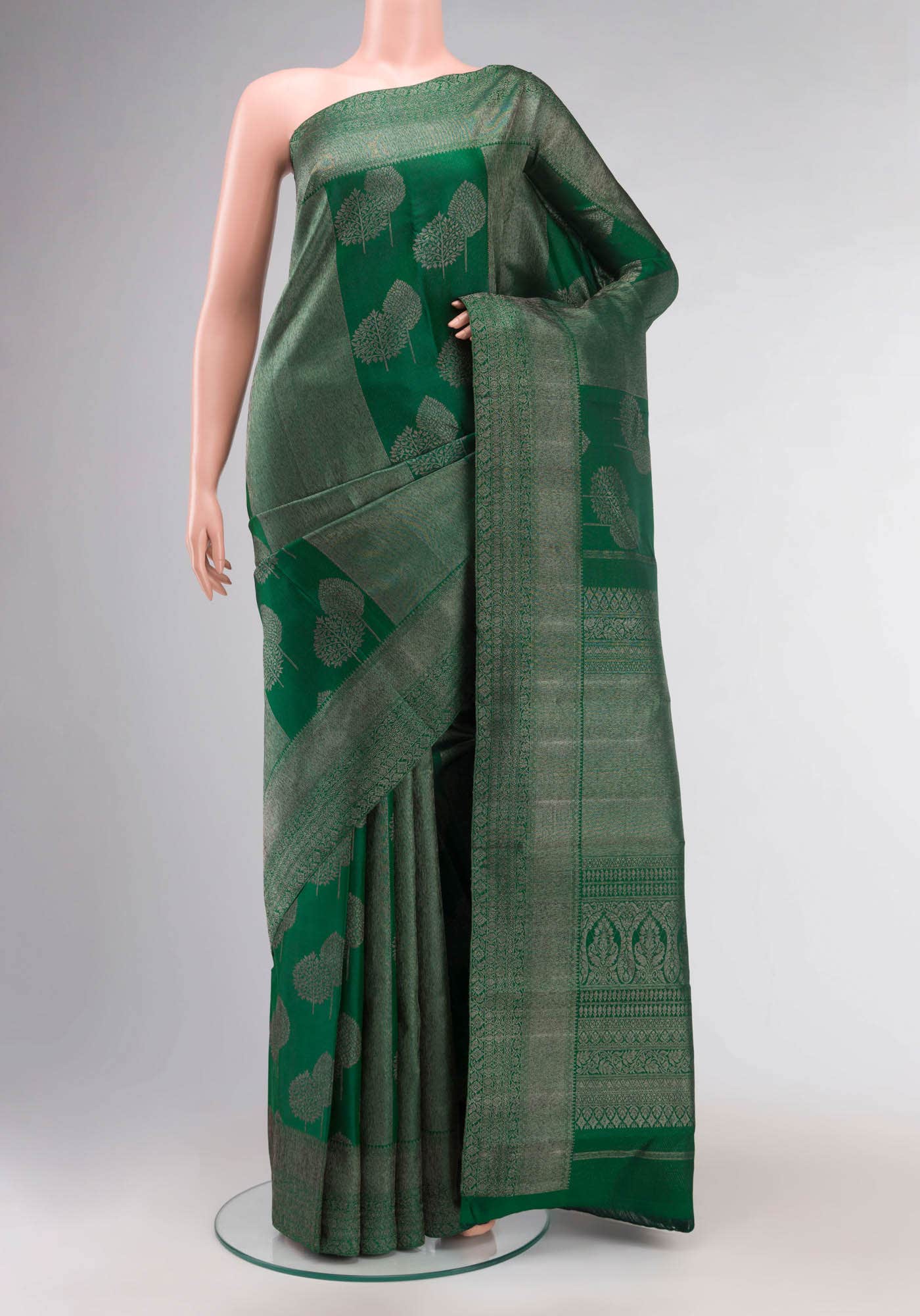 Green Kanchipuram Silk Saree