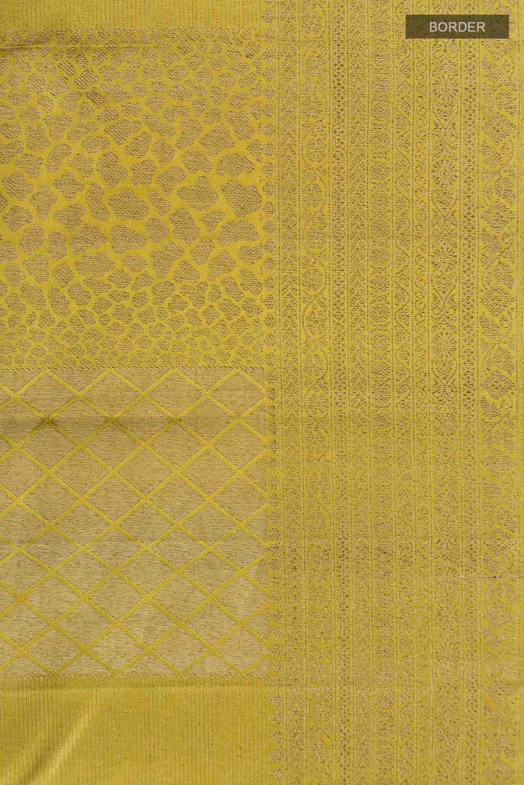 Mehandi Green Kanchipuram Silk Saree