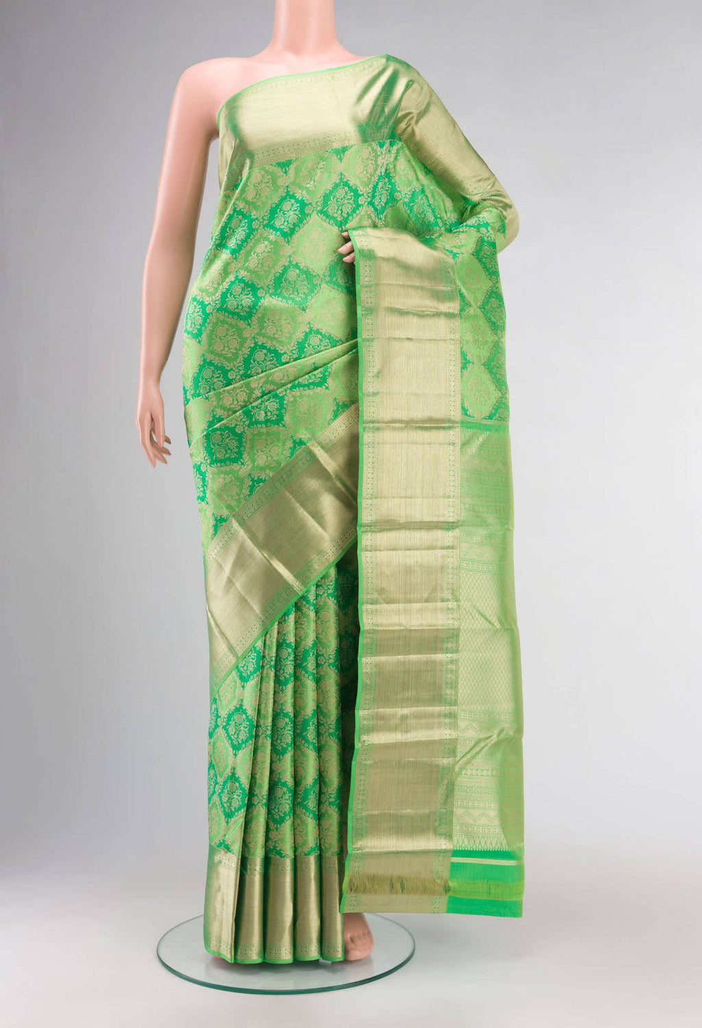 Green Kanchipuram Silk Saree