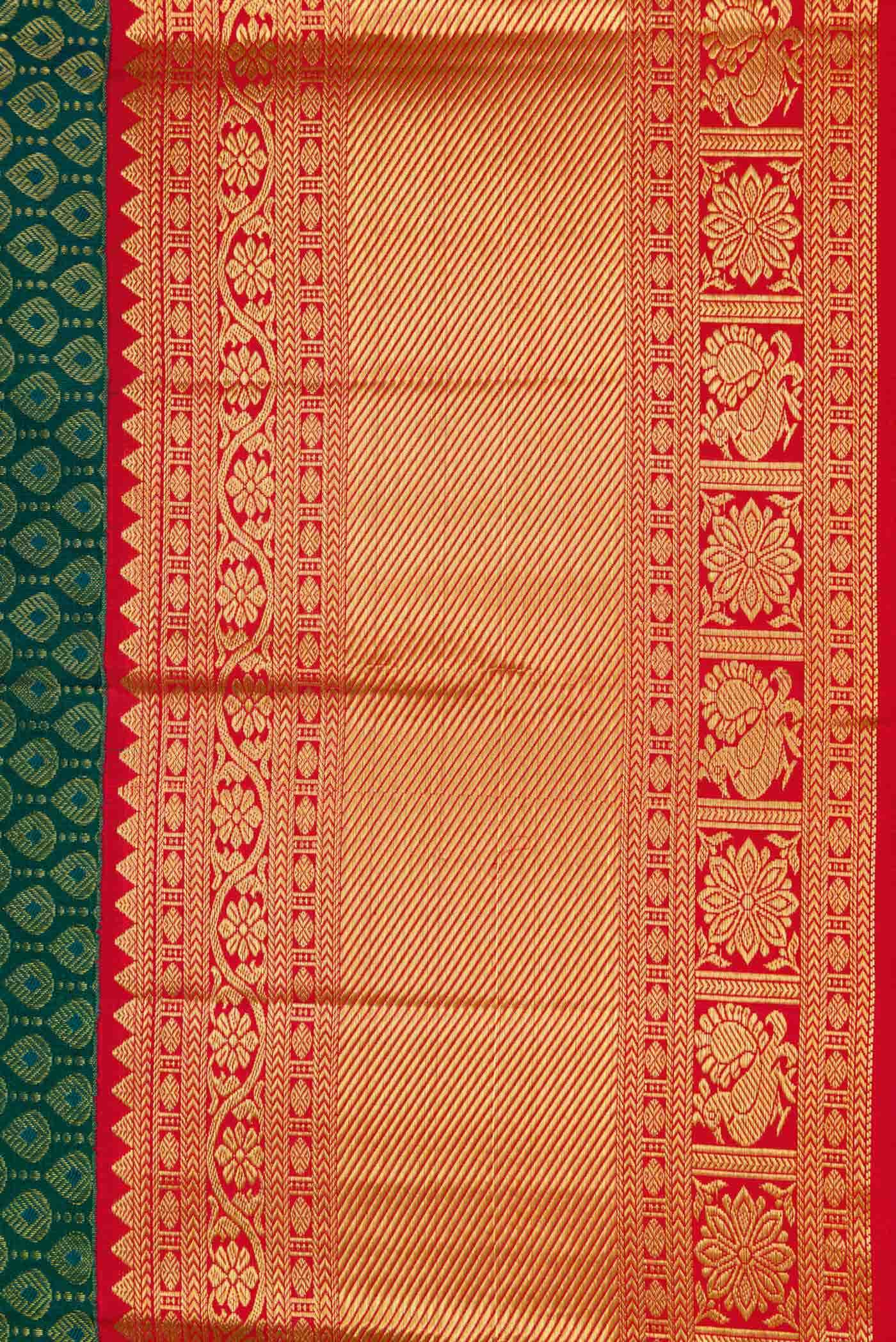 Green Kanchipuram Silk Saree