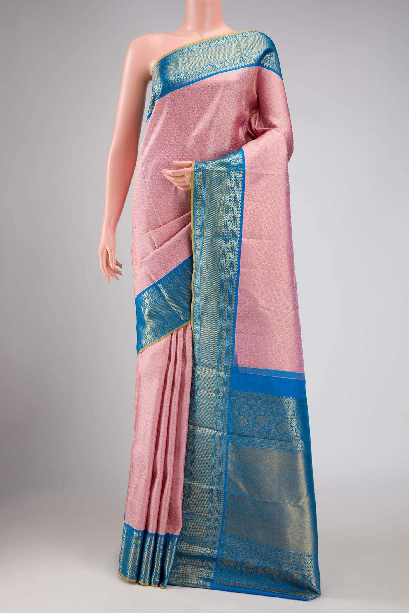 Lavender Kanchipuram Silk Saree