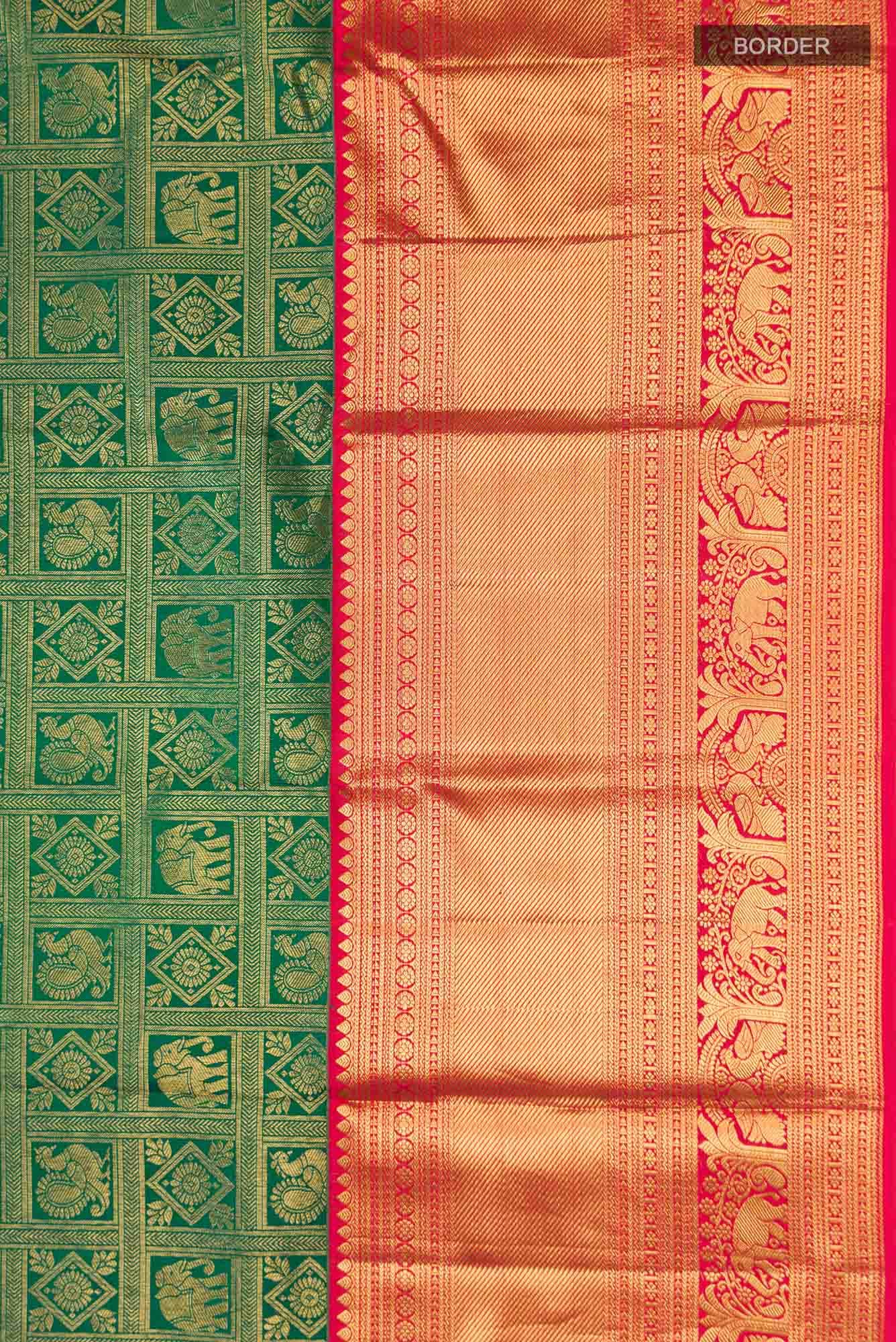 Green Kanchipuram Silk Saree