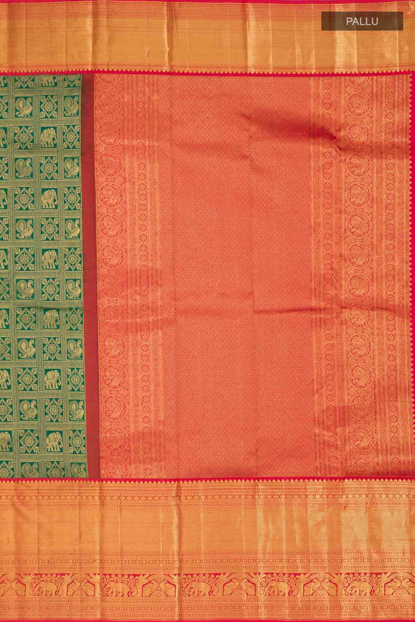 Green Kanchipuram Silk Saree