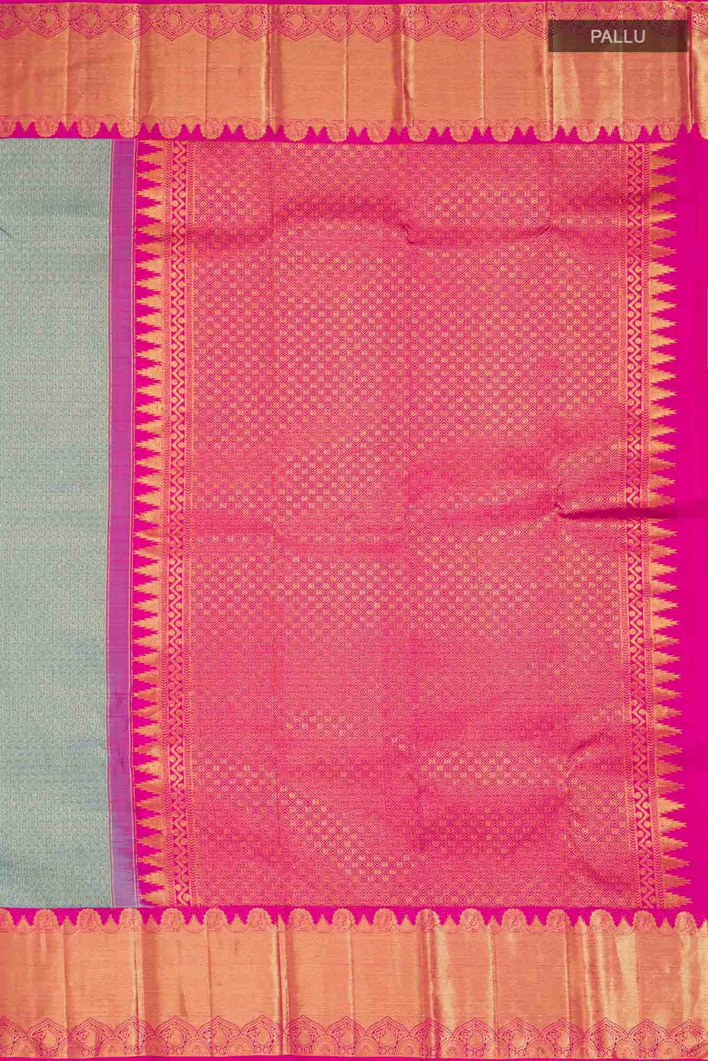Blue Kanchipuram Silk Saree