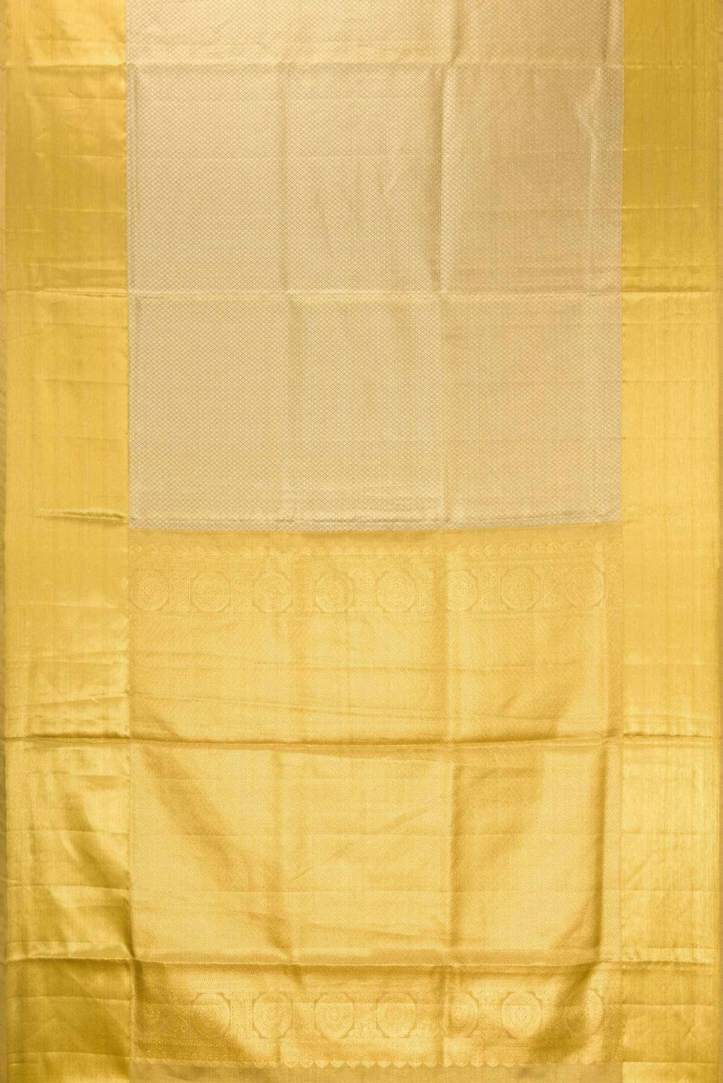 Gold Dual Tone Kanchipuram Tissue Silk Saree