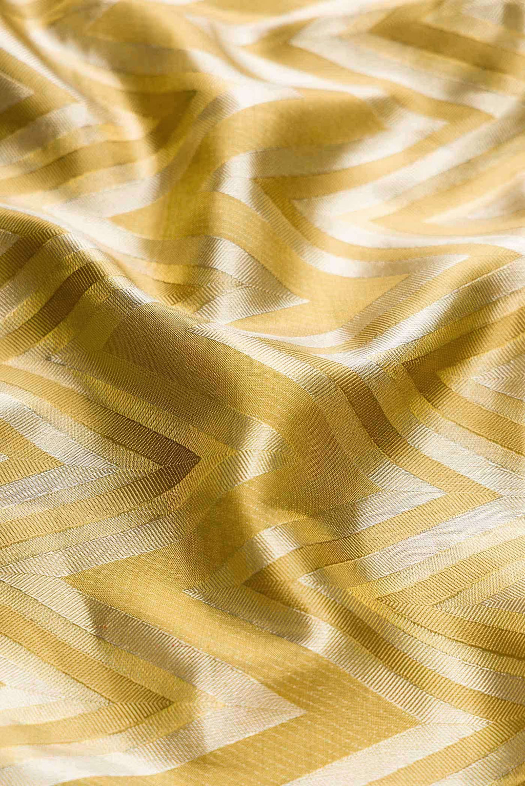 Gold Dual Tone Kanchipuram Tissue Silk Saree