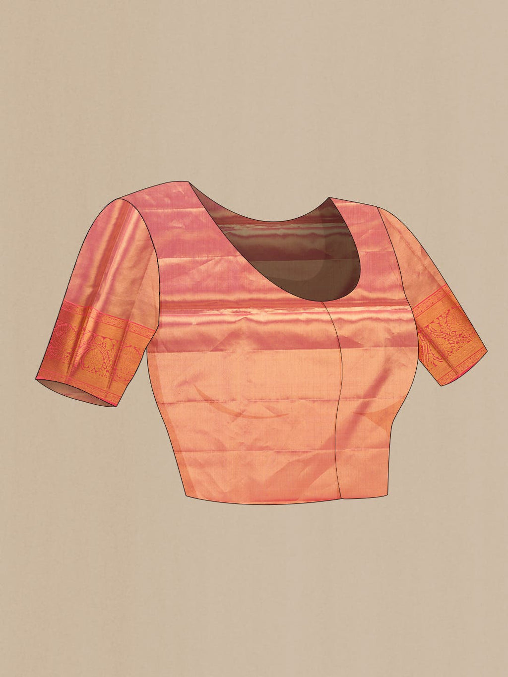 Gold Kanchipuram Tissue Silk Saree