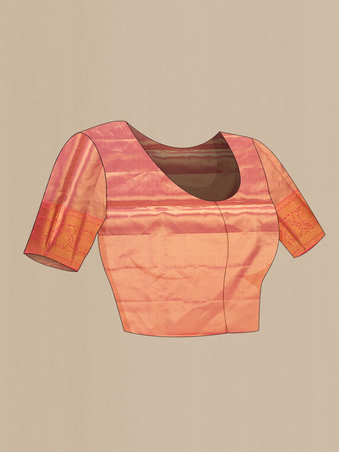 Gold Kanchipuram Tissue Silk Saree
