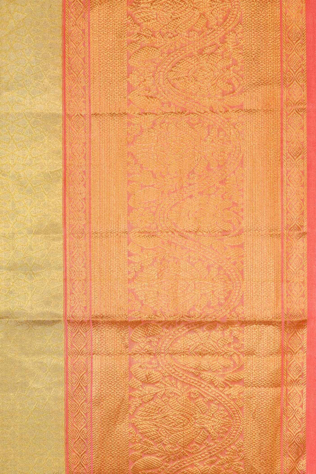 Gold Kanchipuram Tissue Silk Saree