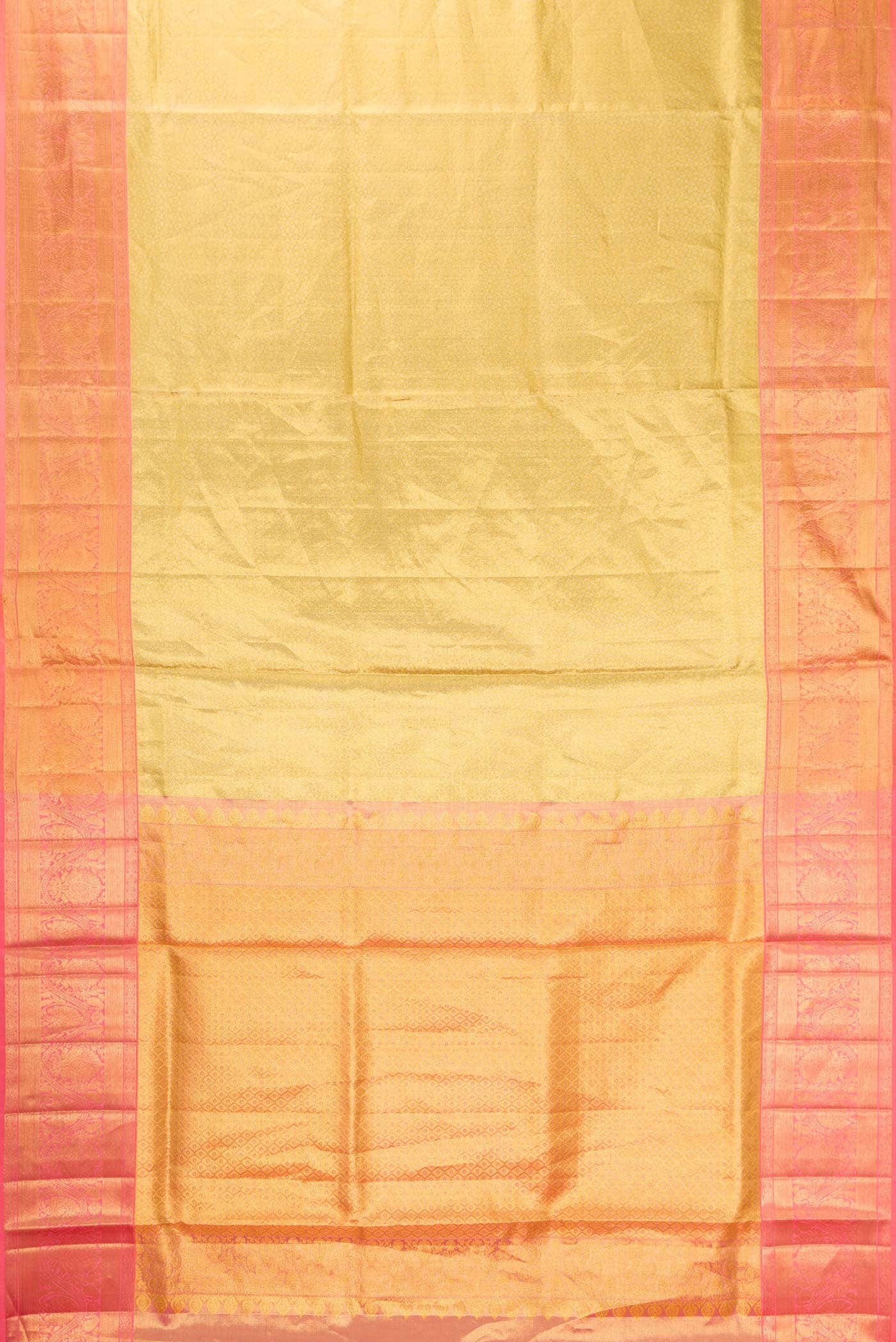 Gold Kanchipuram Tissue Silk Saree