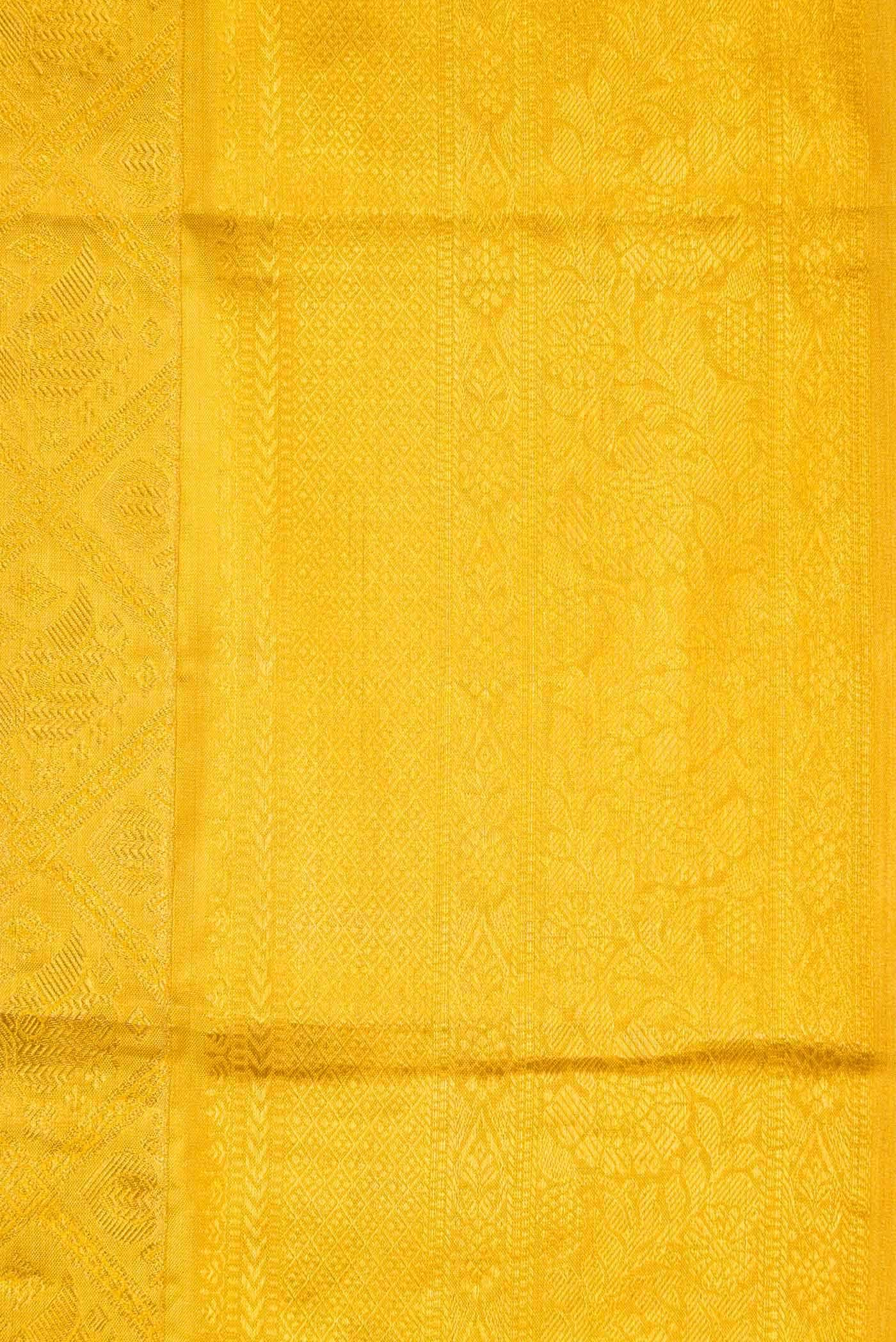 Gold Dual Tone Kanchipuram Tissue Silk Saree