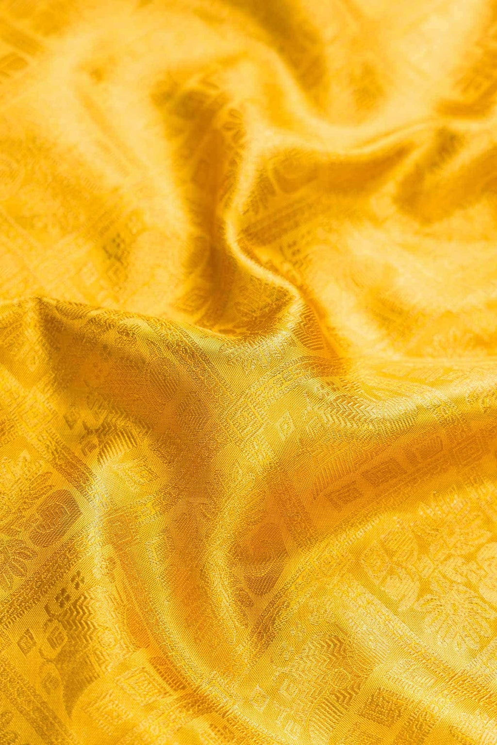 Gold Dual Tone Kanchipuram Tissue Silk Saree