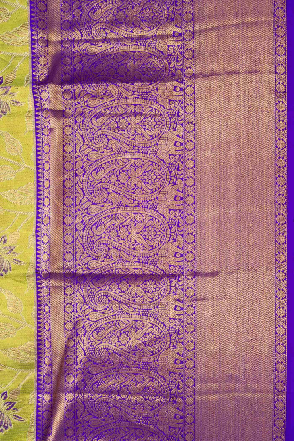 Green Kanchipuram Tissue Silk Saree