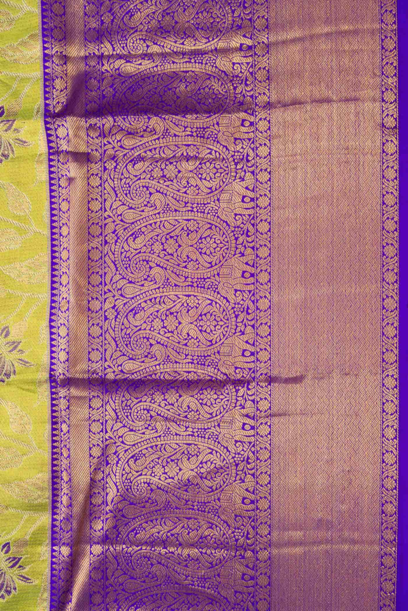 Green Kanchipuram Tissue Silk Saree