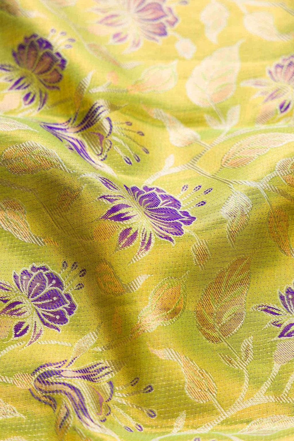 Green Kanchipuram Tissue Silk Saree