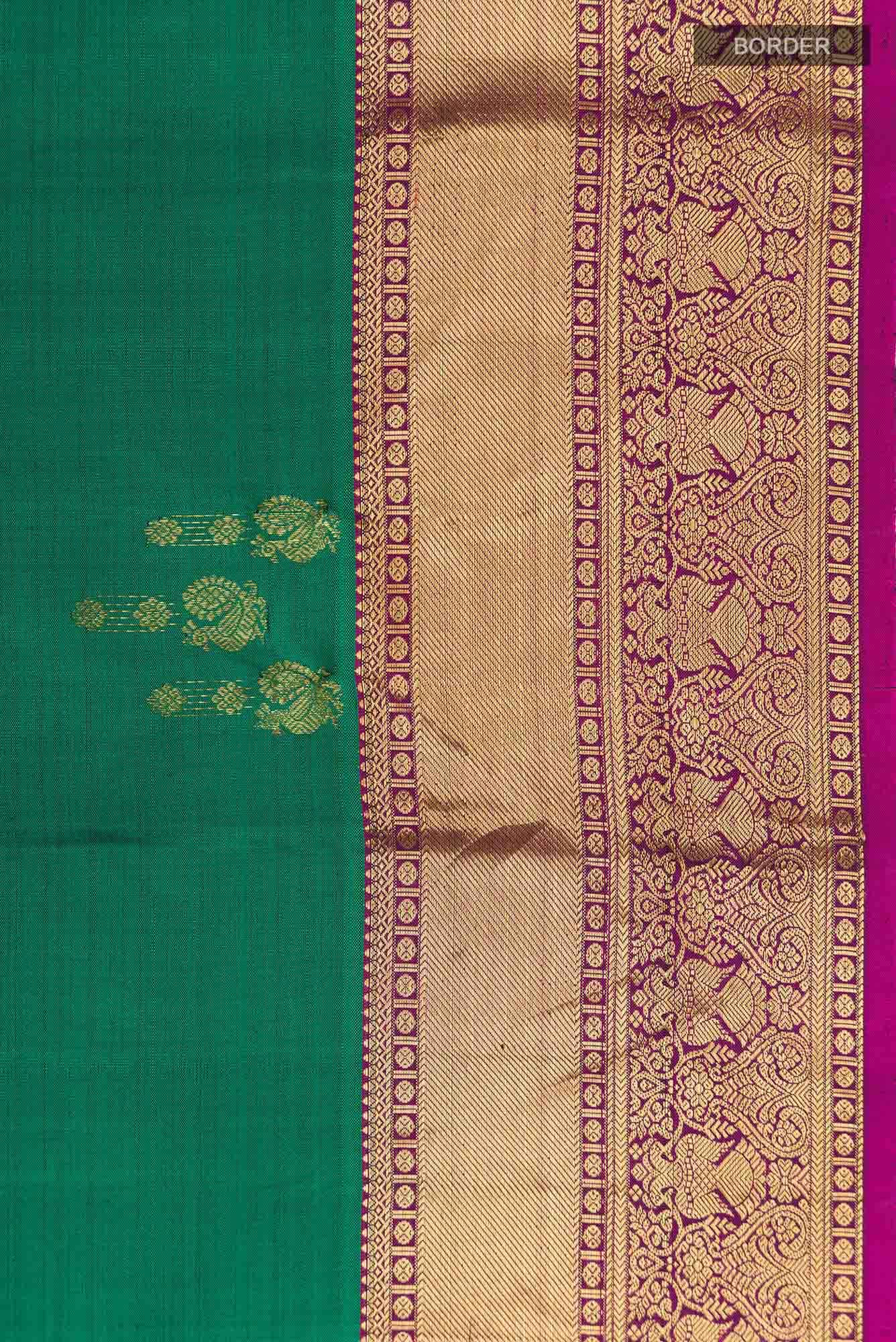 Green Kanchipuram Silk Saree