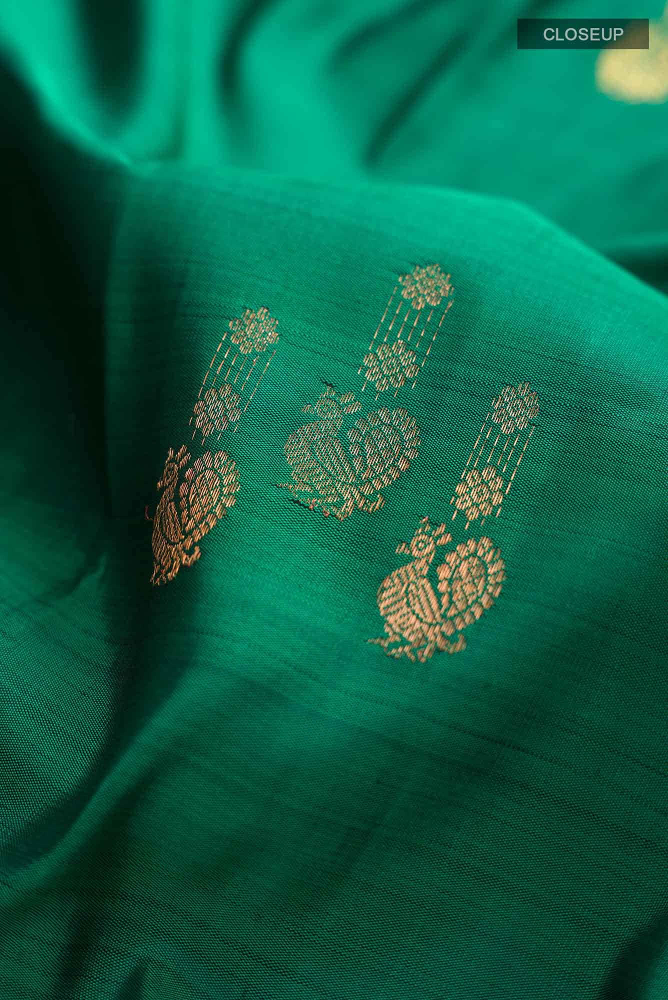 Green Kanchipuram Silk Saree