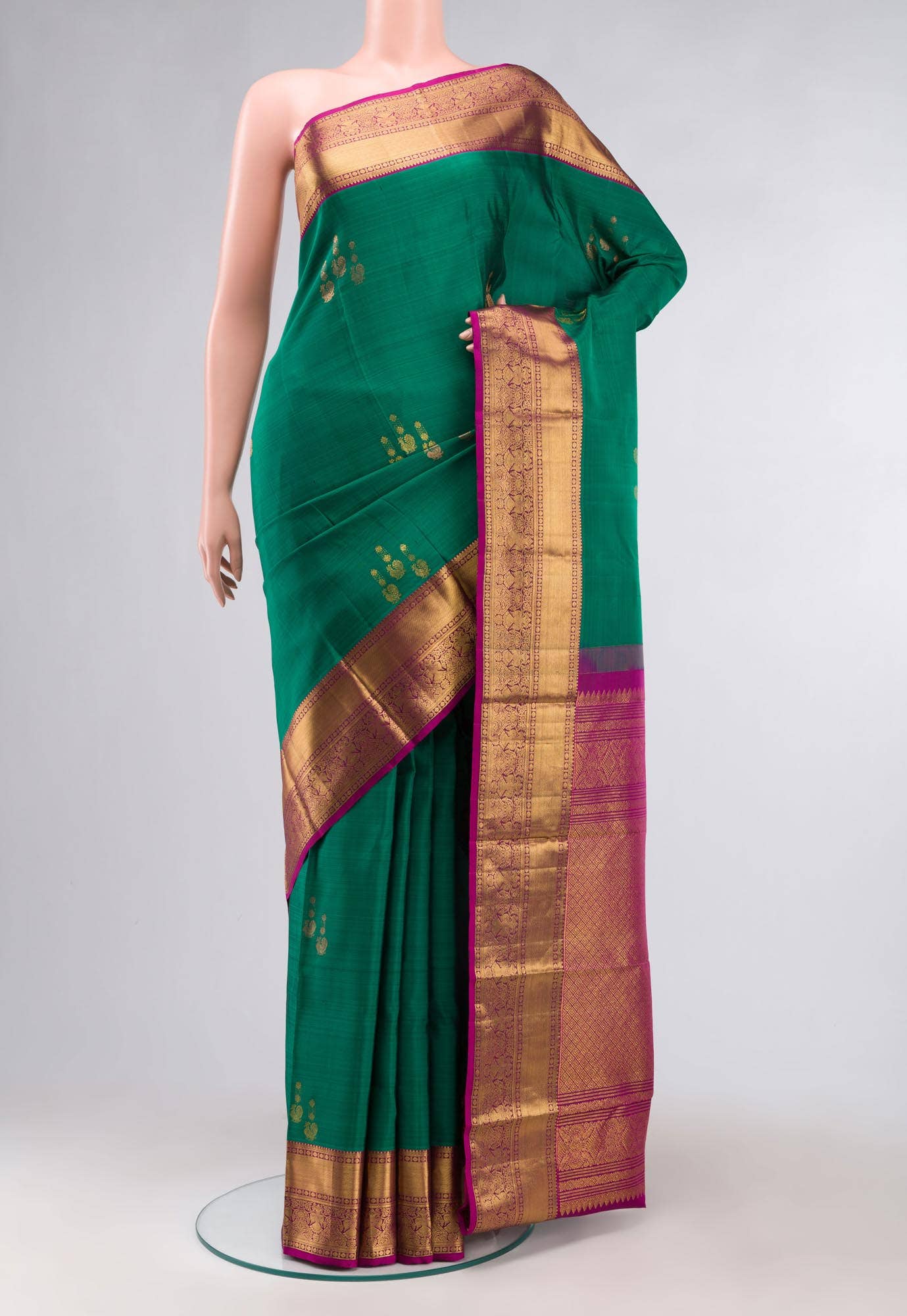 Green Kanchipuram Silk Saree