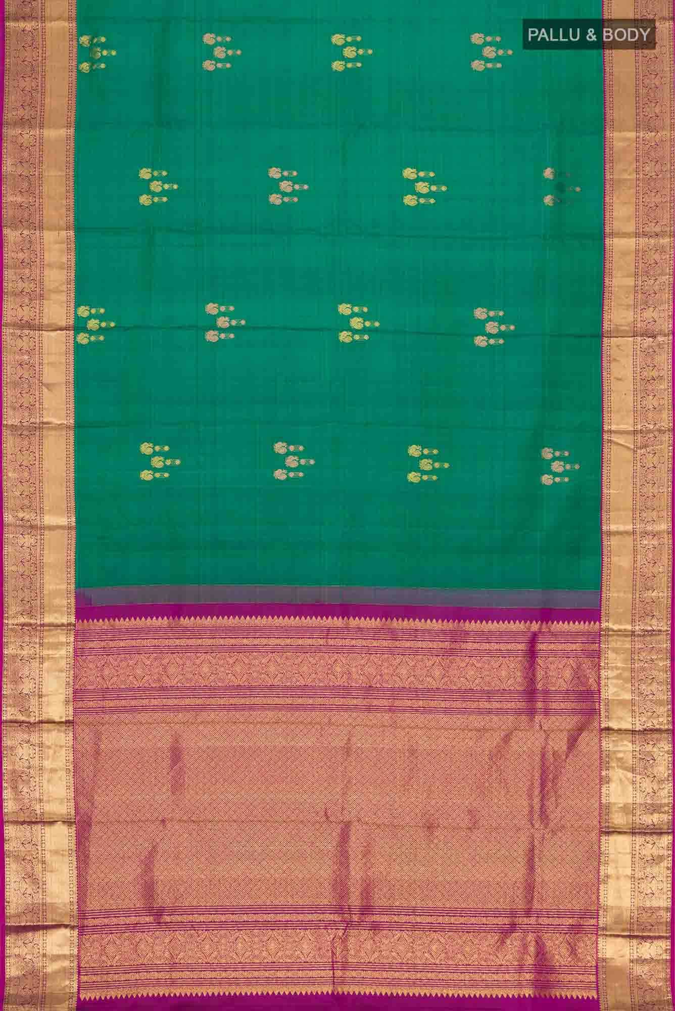 Green Kanchipuram Silk Saree