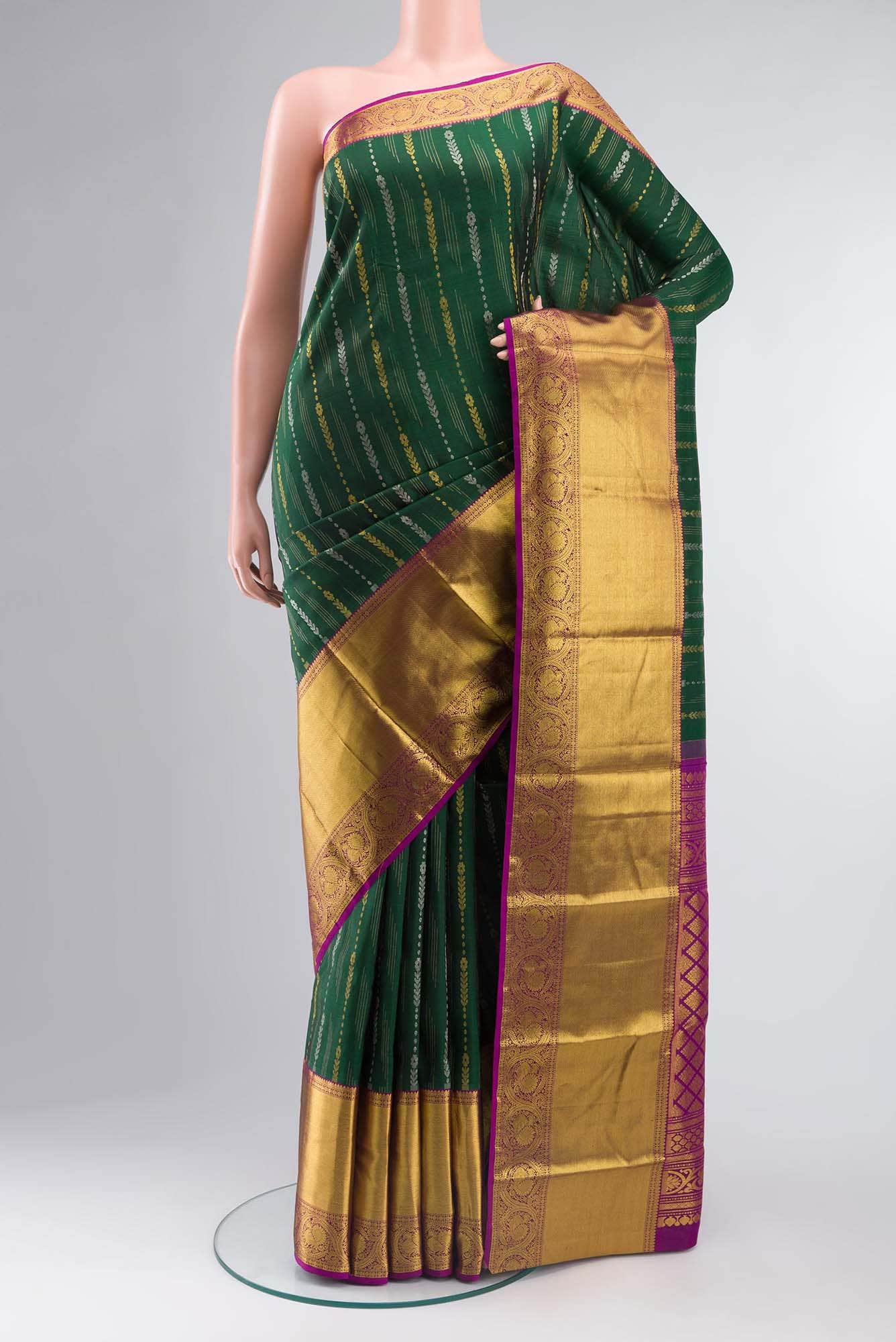 Green Kanchipuram Silk Saree