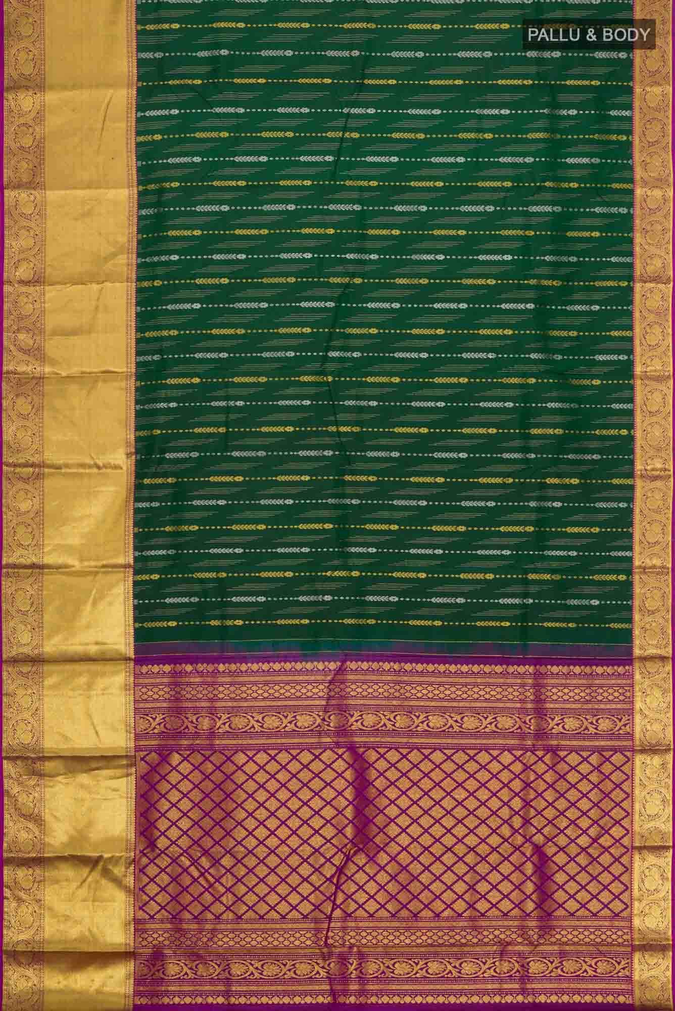Green Kanchipuram Silk Saree