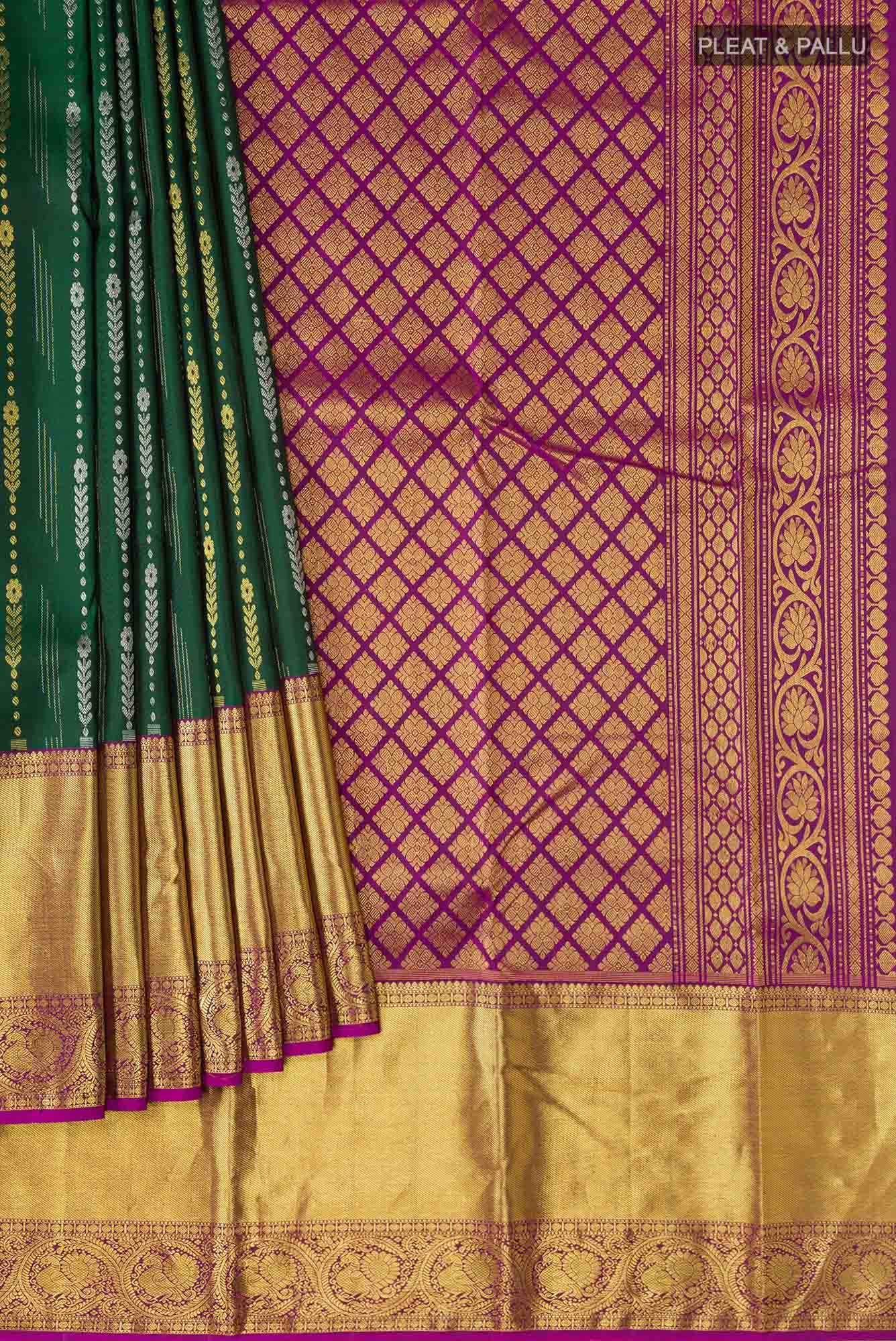 Green Kanchipuram Silk Saree