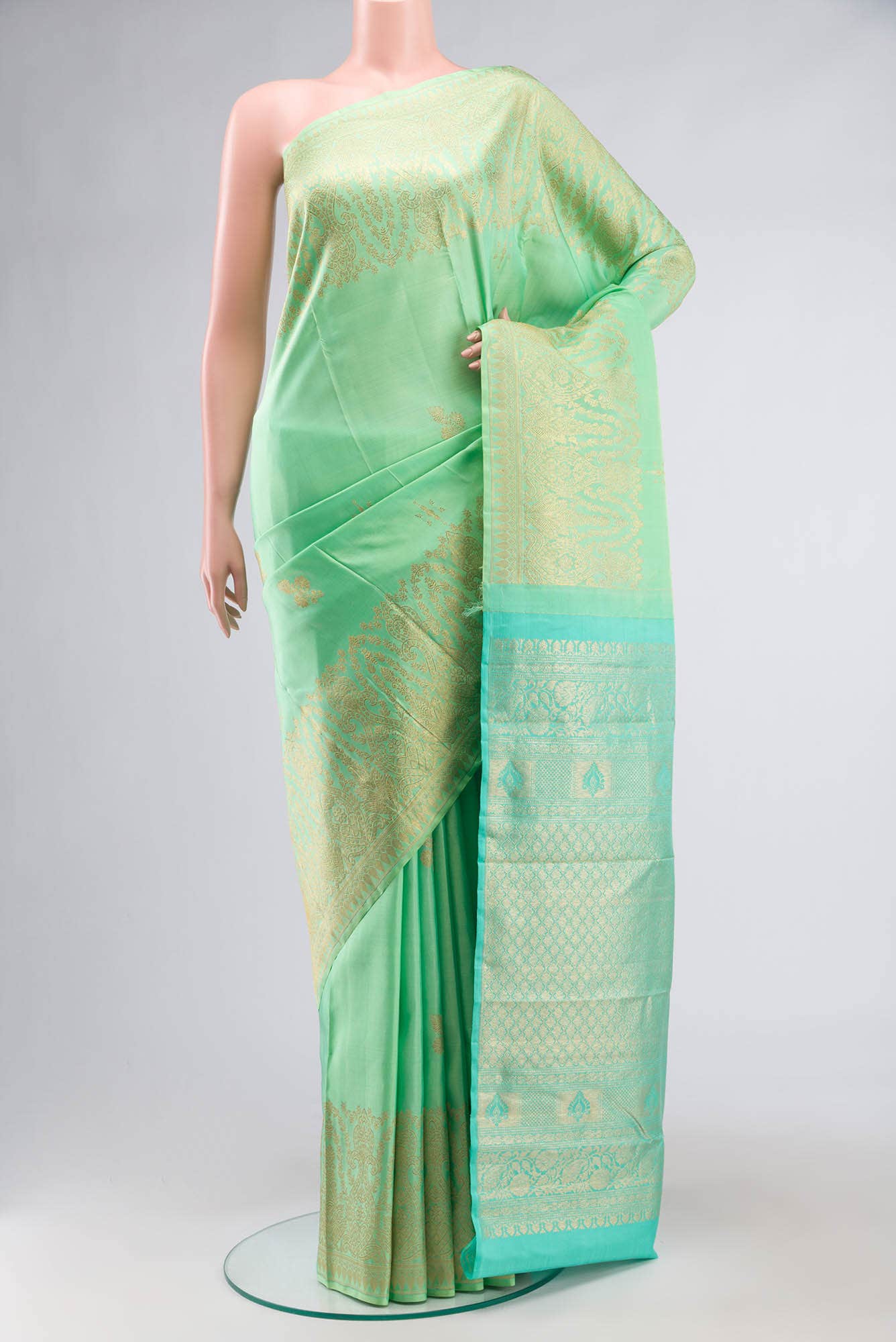 Green Kanchipuram Silk Saree
