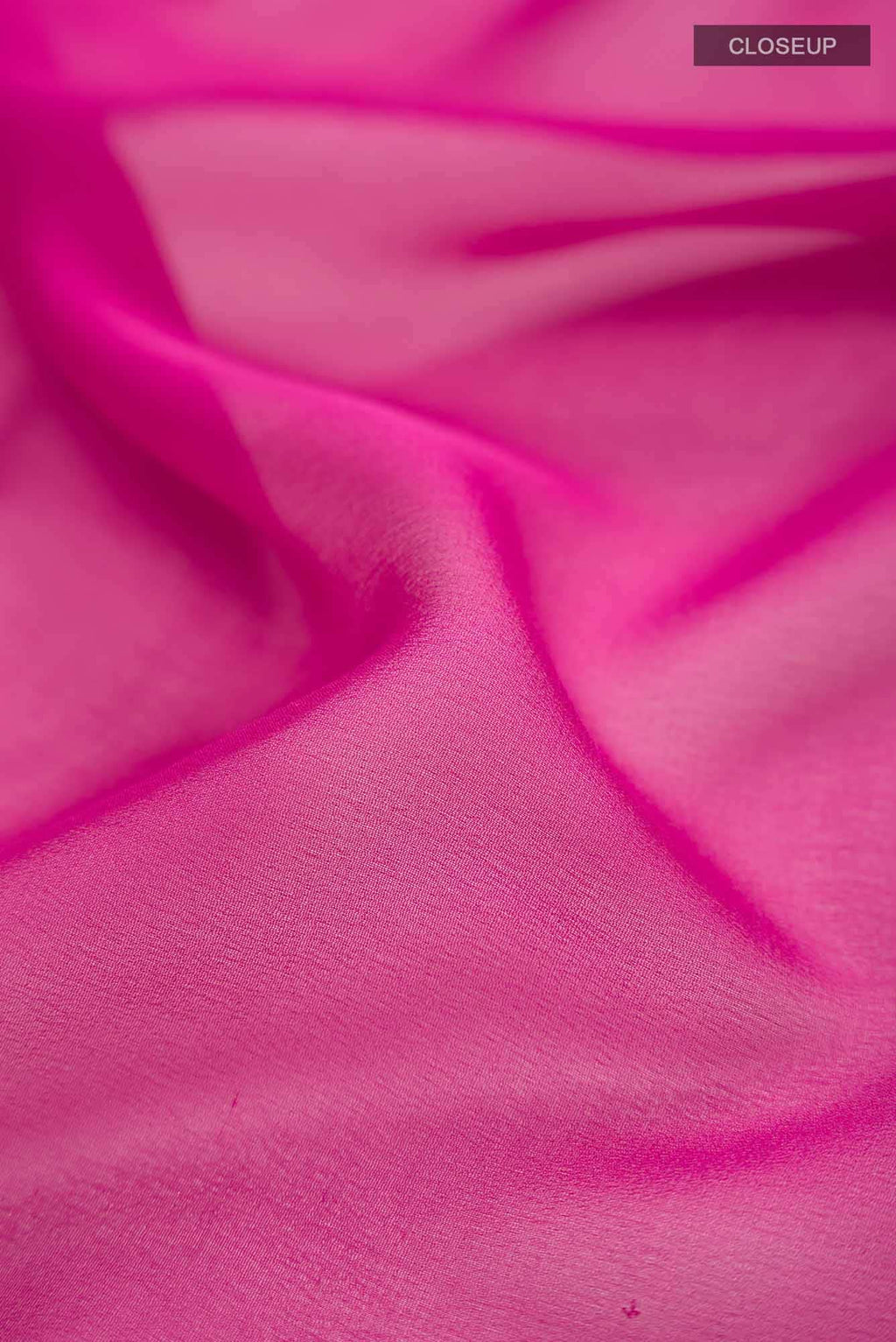 Pink Chiffon Saree