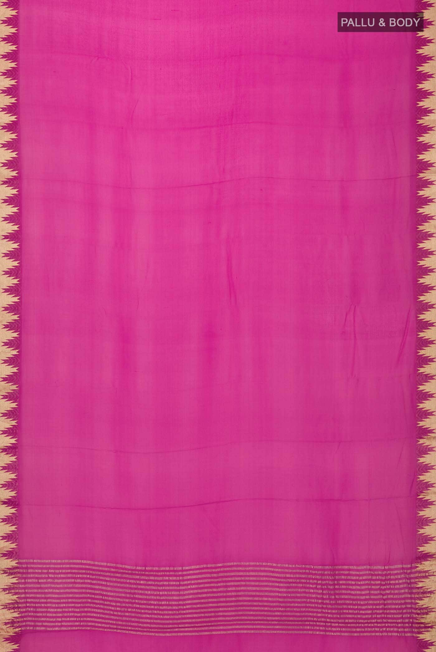 Pink Mysore Chiffon Saree