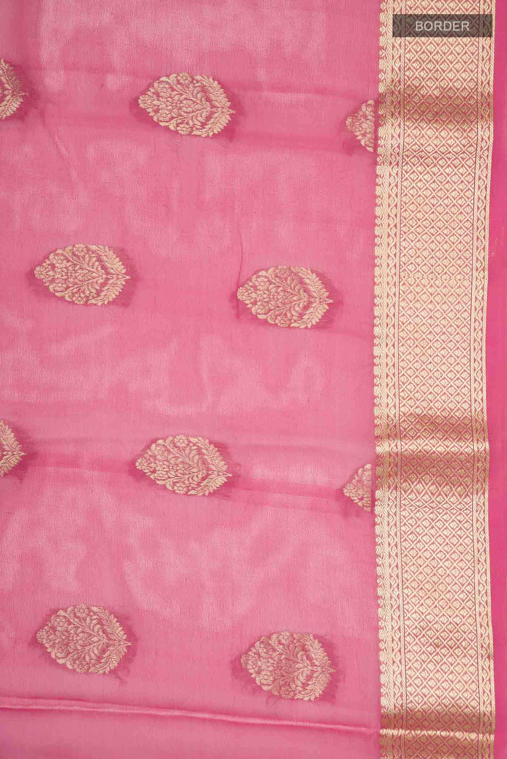 Pink Mysore Georgette Saree