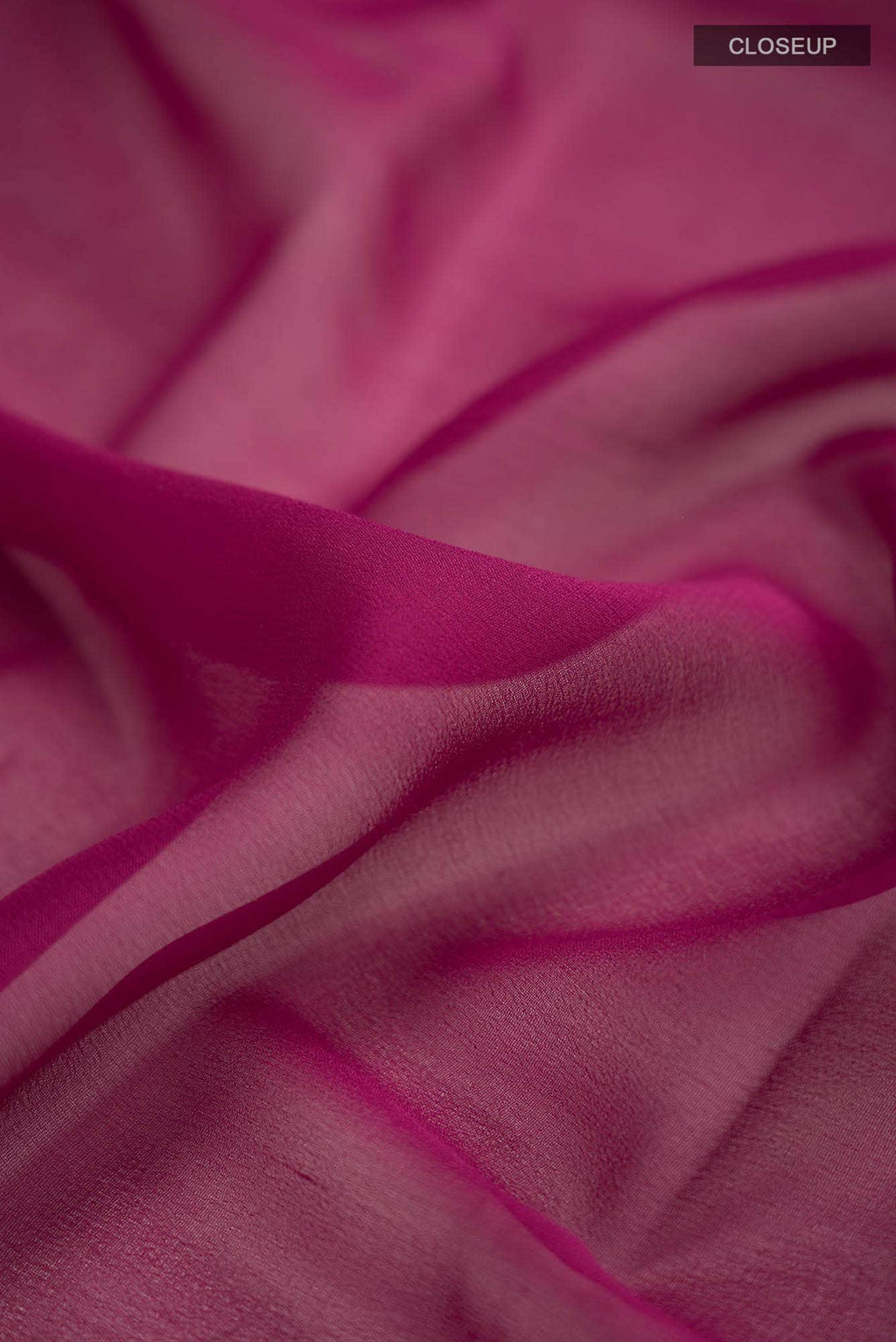 Magenta Mysore Chiffon Saree