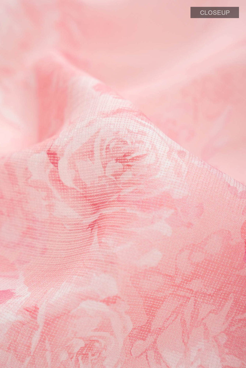 Pink Kota Silk Saree