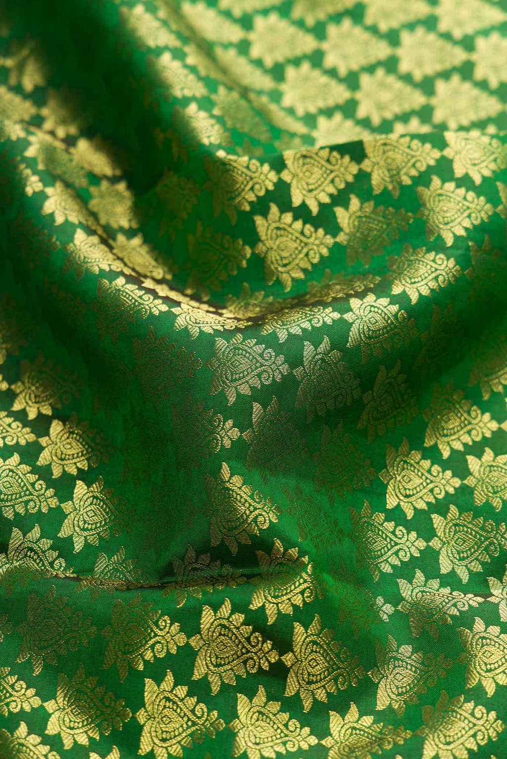 Green Dual Tone Kanchipuram Silk Saree