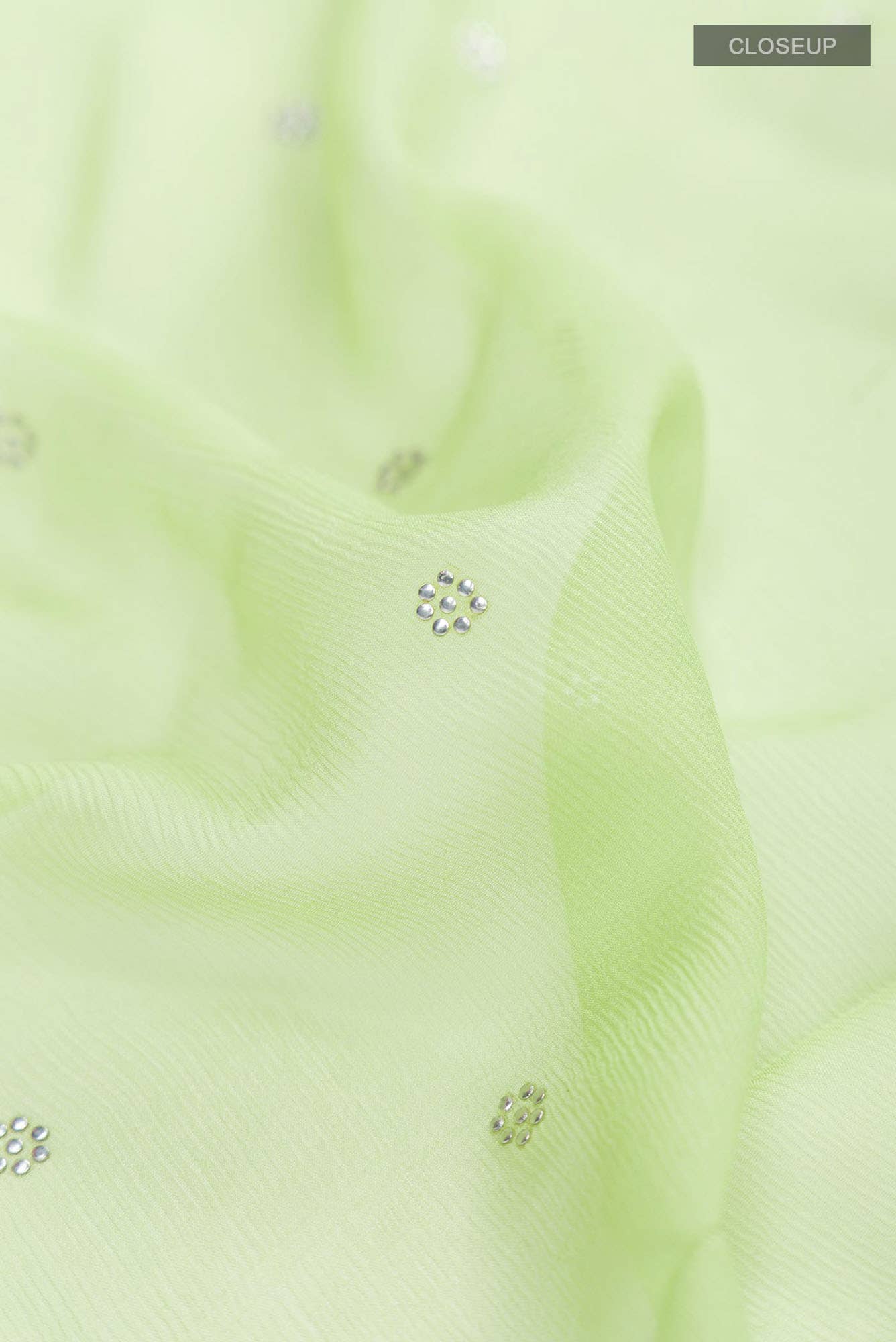 Green Mysore Chiffon Saree