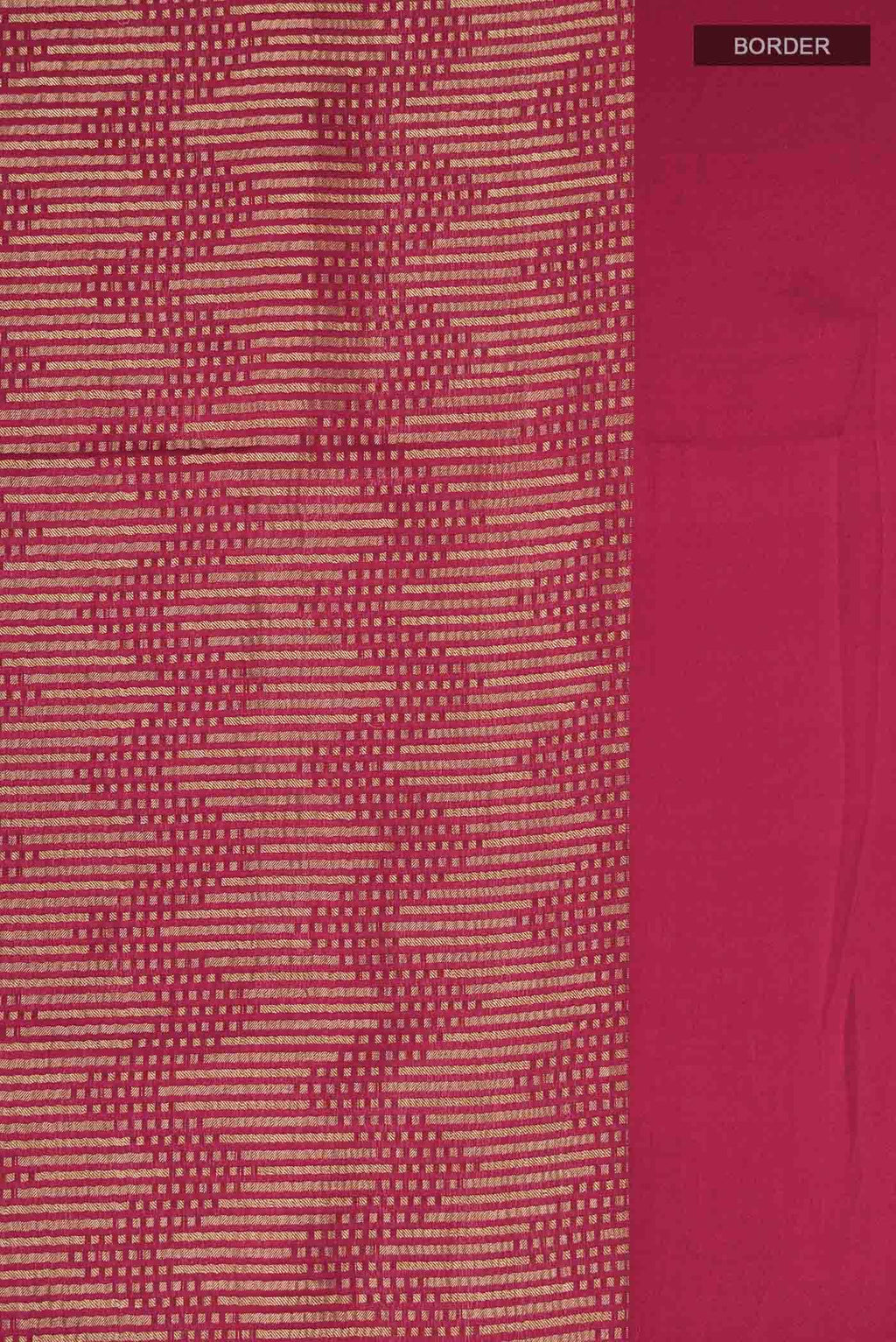 Maroon Mysore Crepe Saree