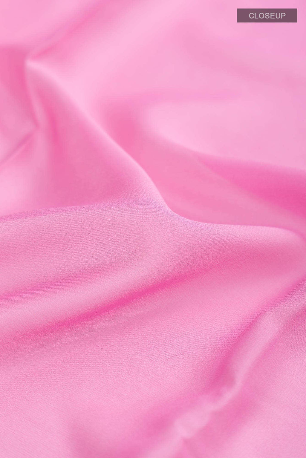 Rose pink Mysore Georgette Saree