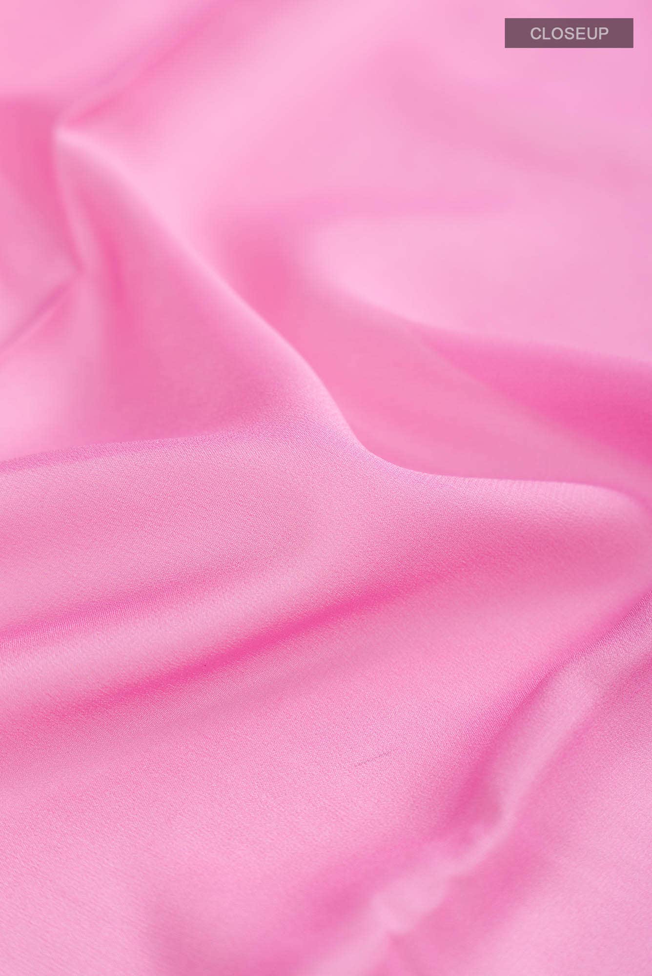 Rose pink Mysore Georgette Saree