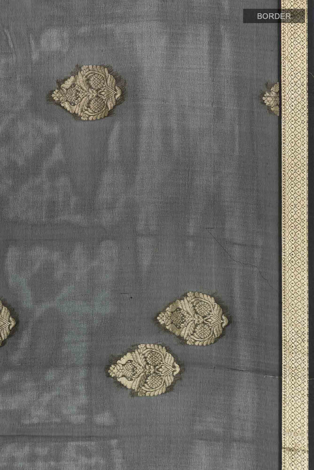 Black Mysore Georgette Saree