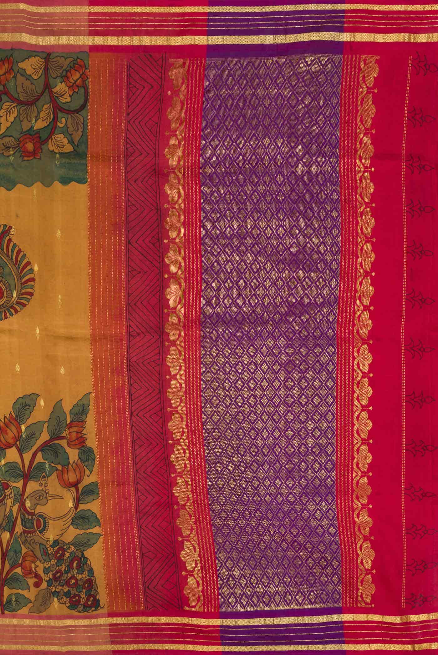 Multi Kanchipuram Silk Saree