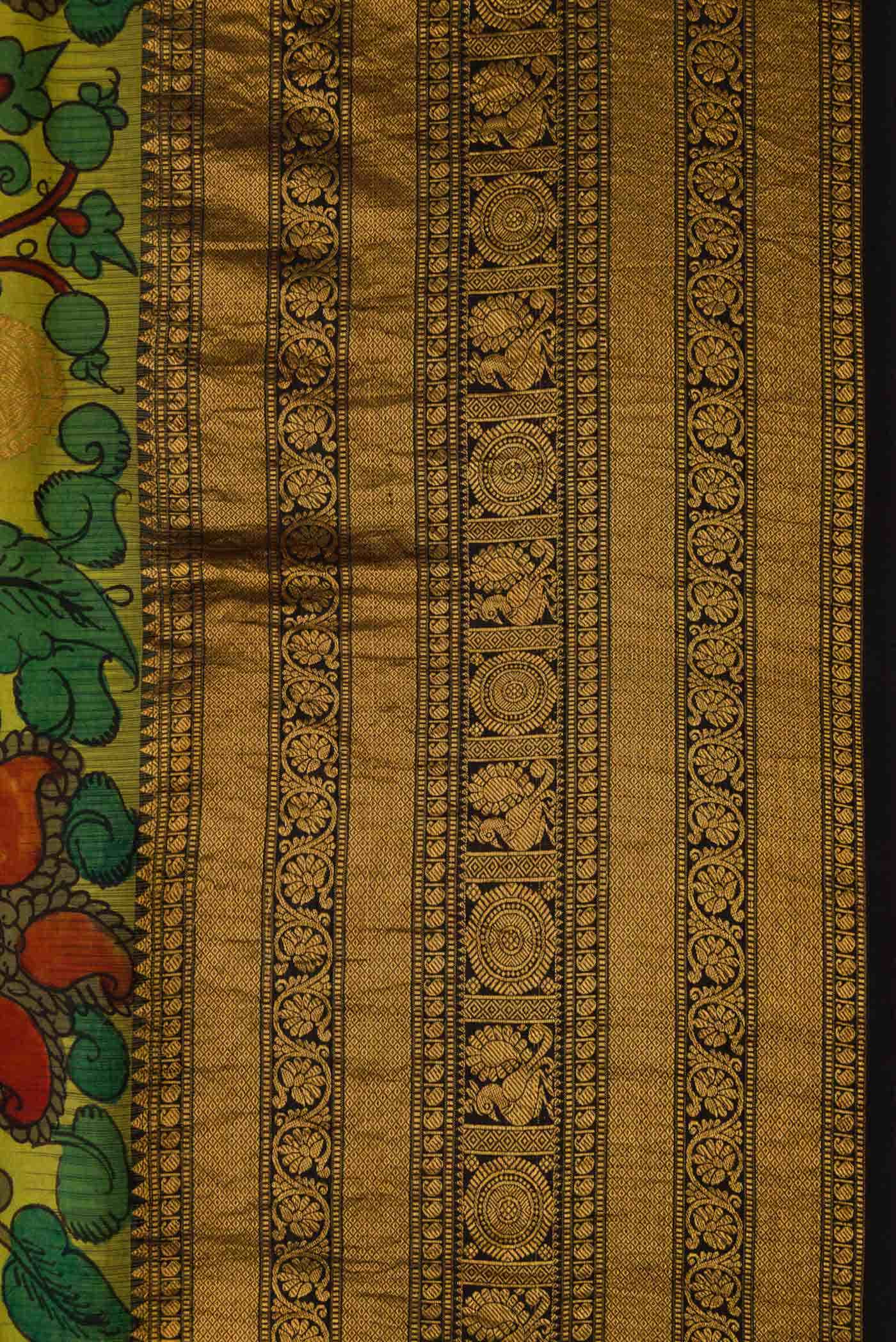Light Green Kanchipuram Silk Saree