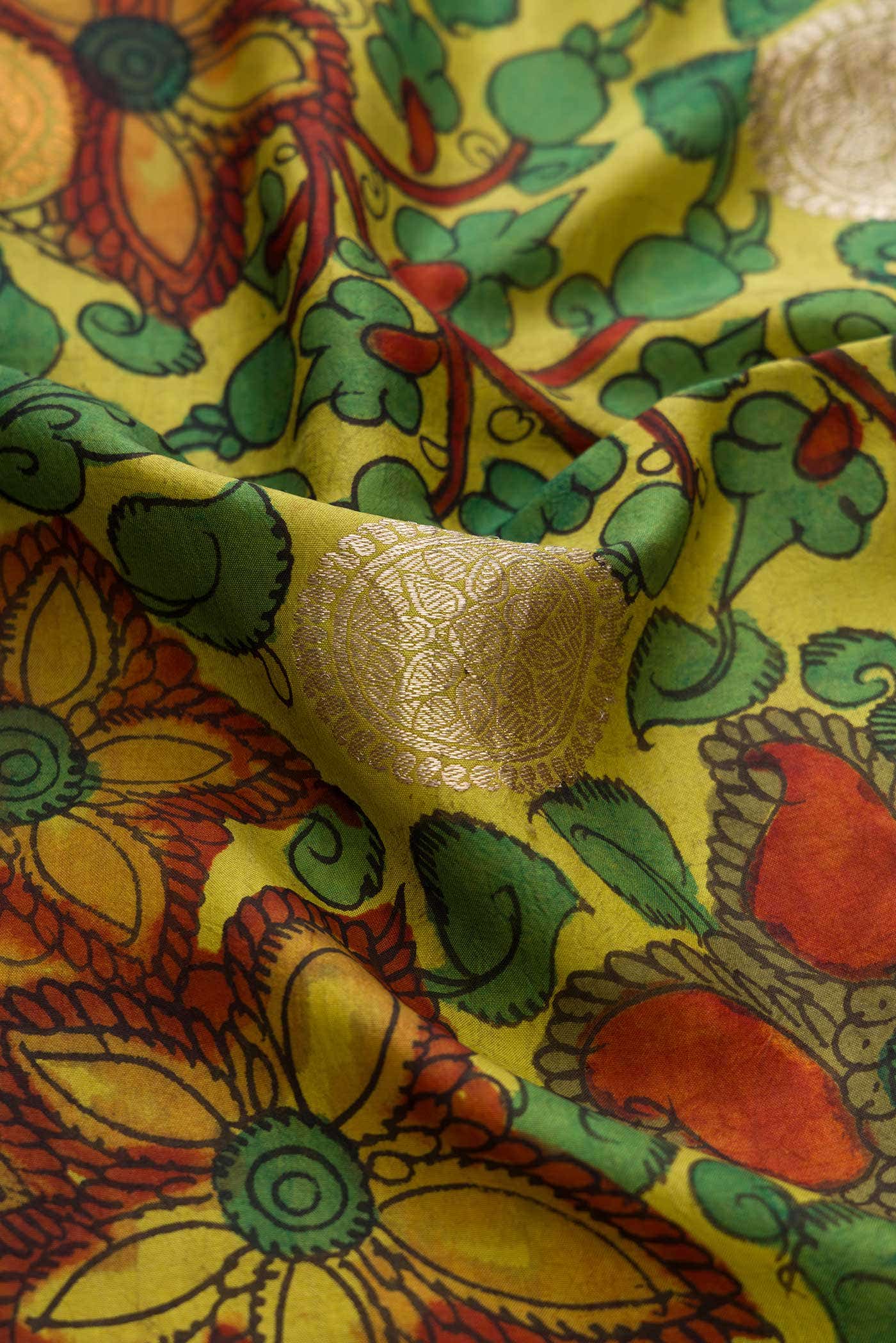 Light Green Kanchipuram Silk Saree