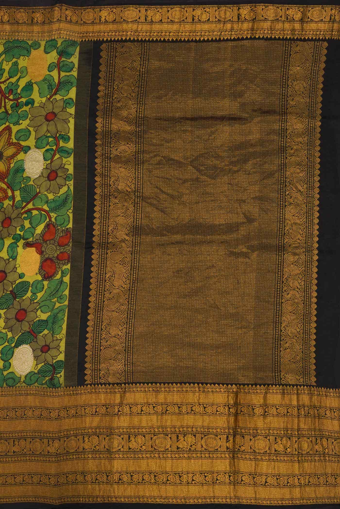Light Green Kanchipuram Silk Saree