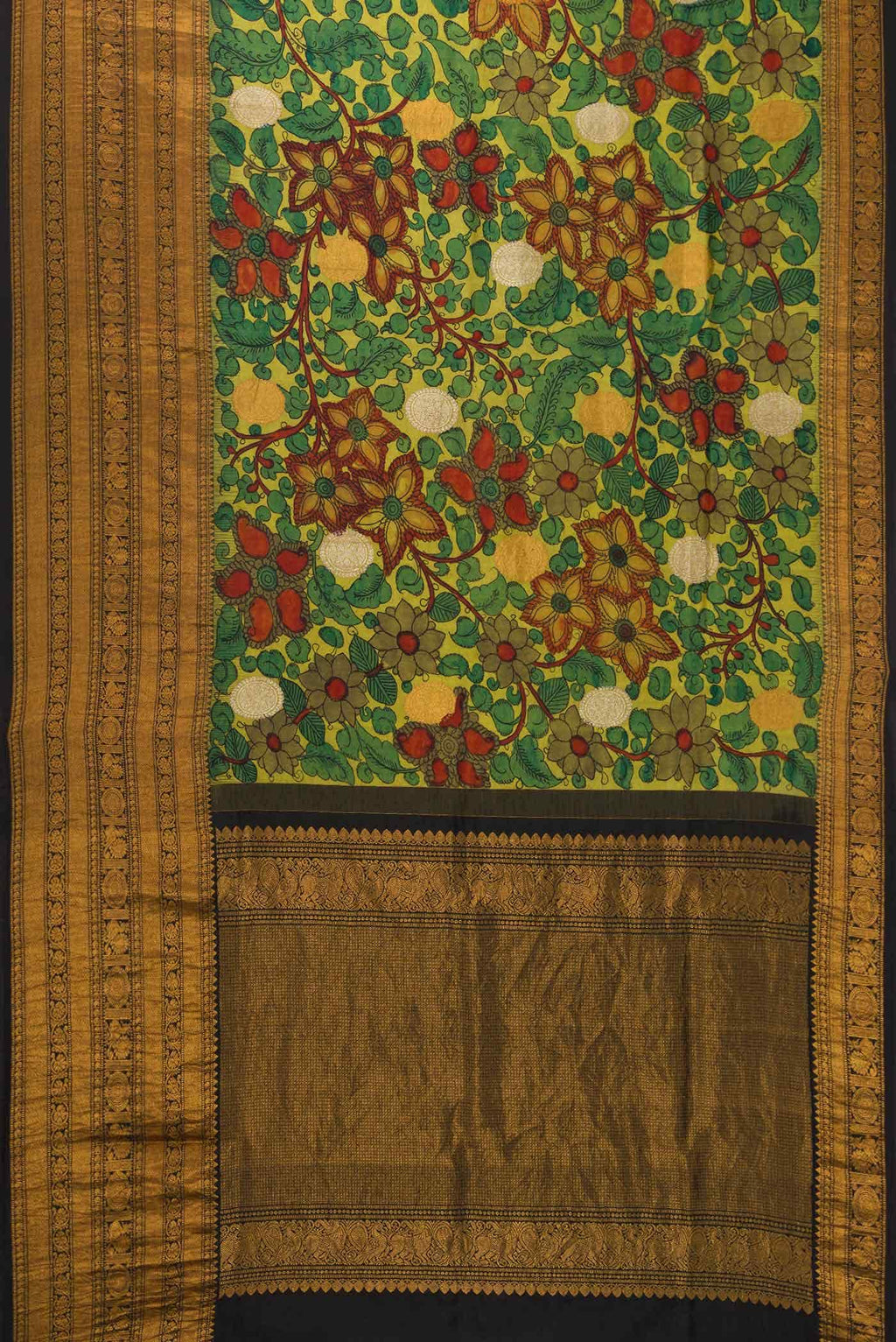 Light Green Kanchipuram Silk Saree