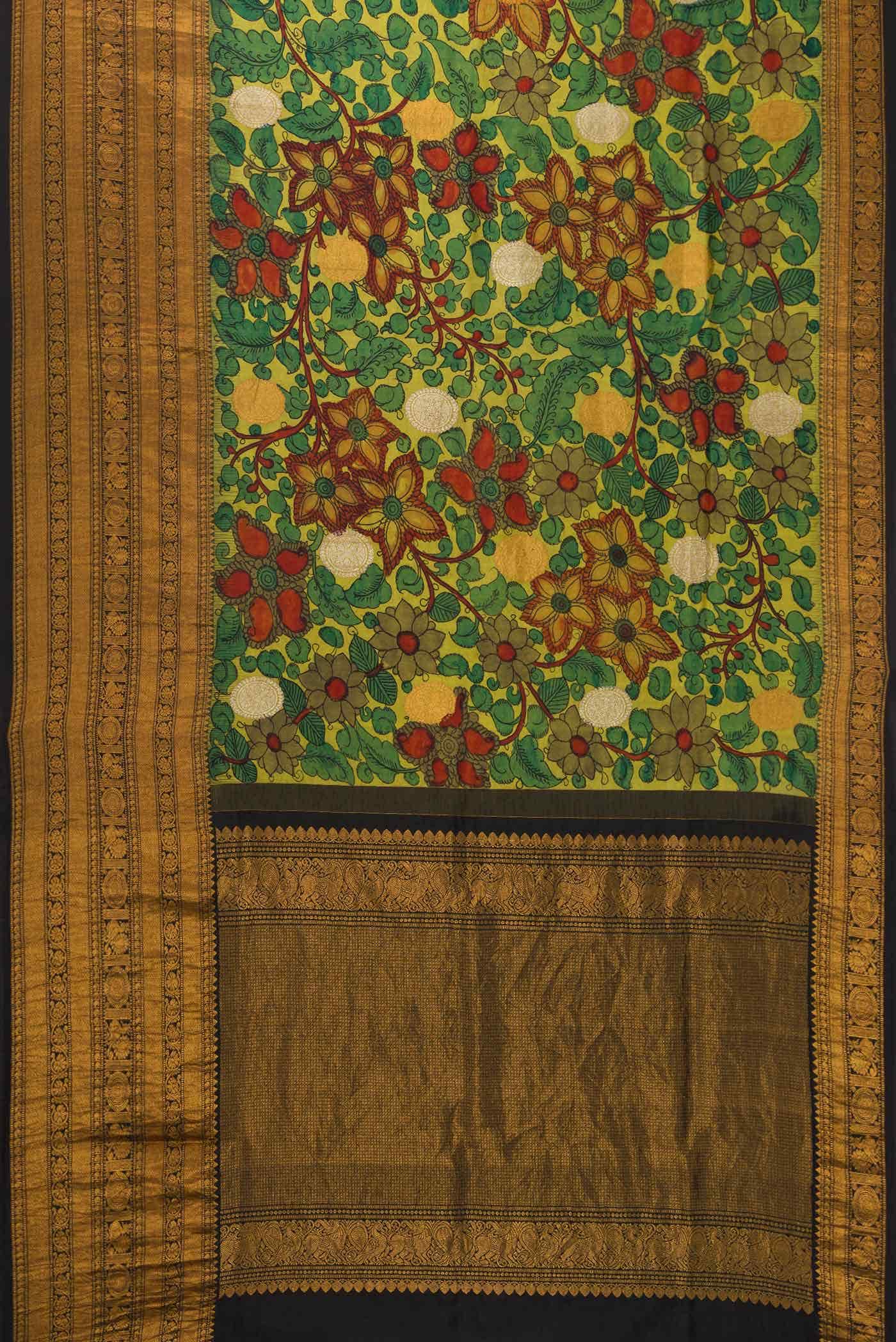 Light Green Kanchipuram Silk Saree