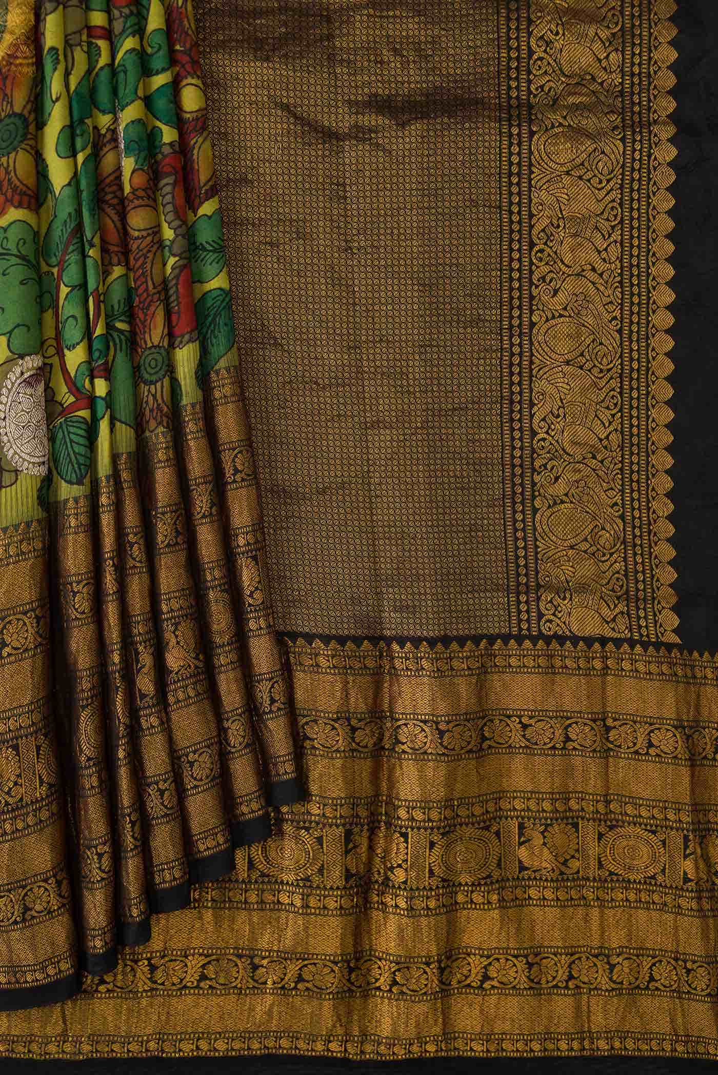 Light Green Kanchipuram Silk Saree