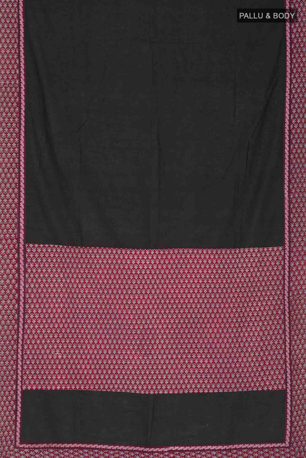 Black Cotton Saree