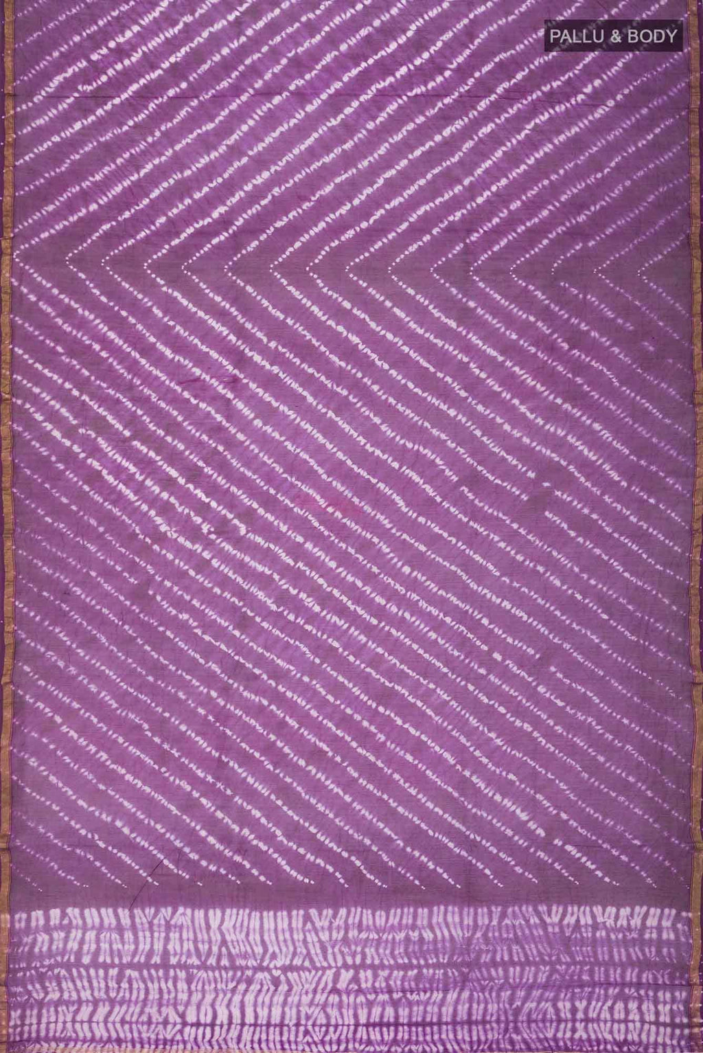 Violet Chanderi Silk Cotton Saree
