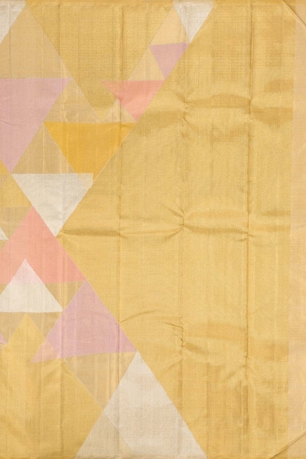 Gold Dual Tone Kanchipuram Tissue Silk Saree